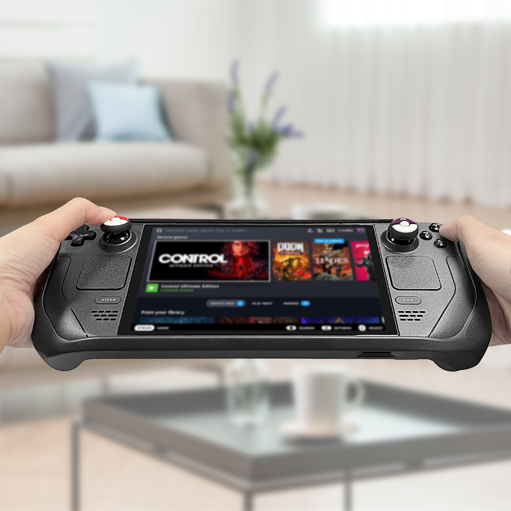 Thumb Grip Caps สําหรับ Steam Deck OLED, ซิลิโคน Thumbsticks Grips จอยสติ๊กสําหรับ Steam Deck LCD,Analog Stick Grips ปุ่มสําหรับ Steam Deck