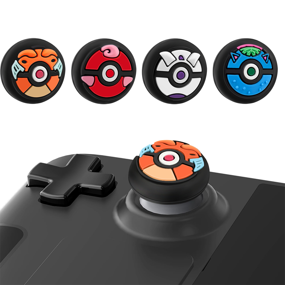 Thumb Grip Caps สําหรับ Steam Deck OLED, ซิลิโคน Thumbsticks Grips จอยสติ๊กสําหรับ Steam Deck LCD,Analog Stick Grips ปุ่มสําหรับ Steam Deck