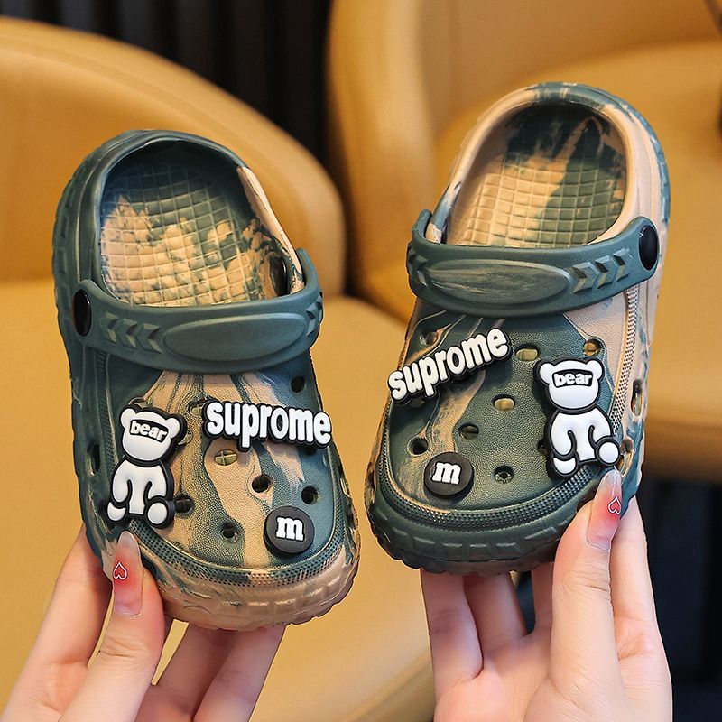 เด็กรองเท้าแตะเด็กชายหญิง อีวา น้ําหนักเบารองเท้าแตะชายหาดกันลื่นเด็กรองเท้าแตะ