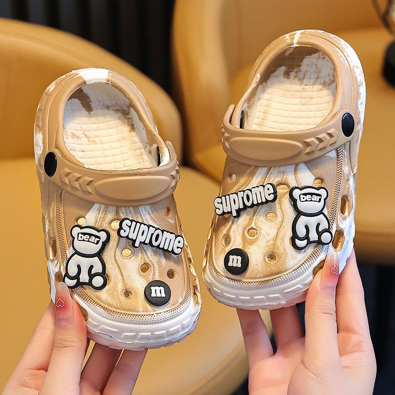 เด็กรองเท้าแตะเด็กชายหญิง อีวา น้ําหนักเบารองเท้าแตะชายหาดกันลื่นเด็กรองเท้าแตะ - รูปที่ 5