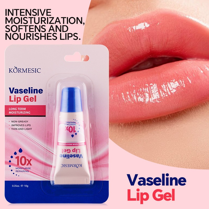 VASELINE วาสลีนลิปเจลธรรมชาติยาวนานชุ่มชื้นป้องกันการแตกร้าวลิปแคร์เจลลี่ลิปเจลลิปสติกฐานดูแลผิว