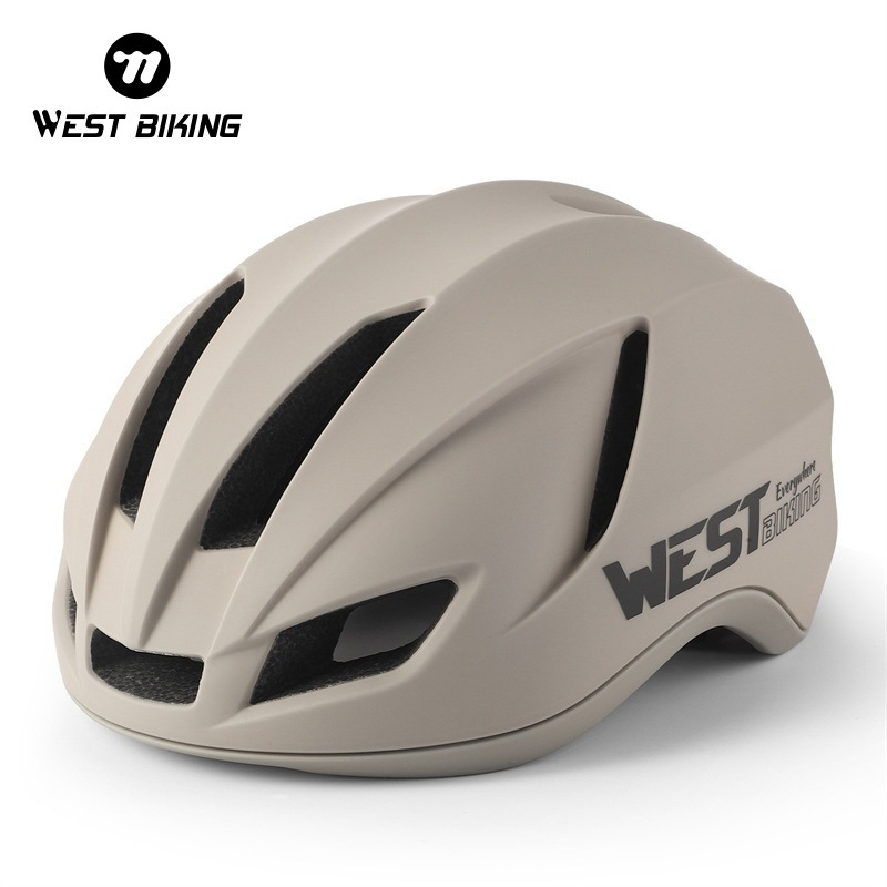 WEST BIKING ขี่จักรยานหมวกกันน็อคนิวเมติกหมวกกันน็อคจักรยานเสือหมอบจักรยาน Urban Leisure จักรยานความปลอดภัยหมวกกันน็อคขี่จักรยาน 54-61 ซม.