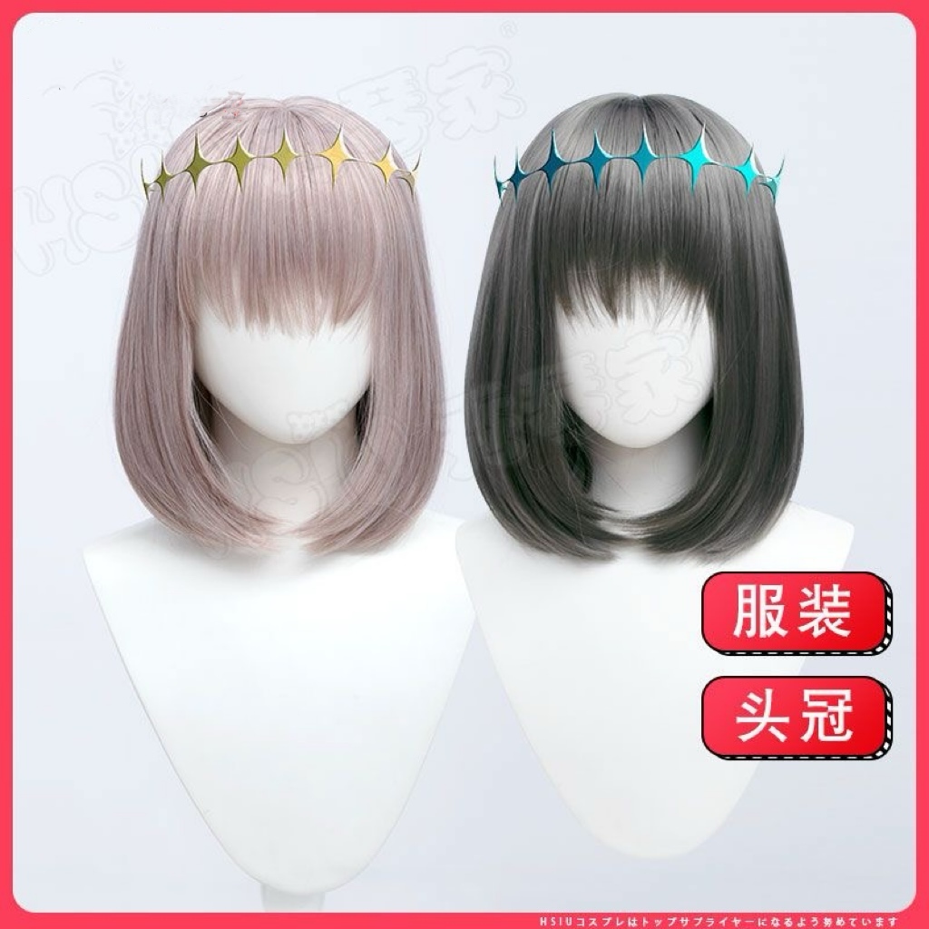 Jingyue Fate/Grand Order Oberon Vortigern คอสเพลย์วิกผมไล่โทนสีทนความร้อนสังเคราะห์ผมอะนิเมะวิกผม