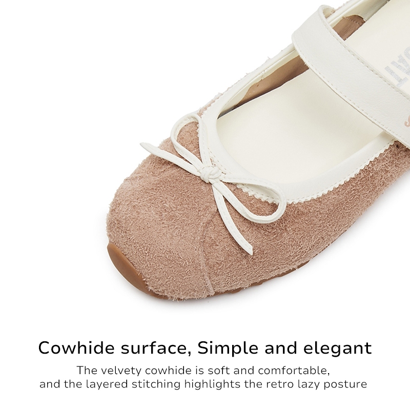 Staccato Mary Jane Flats Shoes รองเท้าแมรี่เจน ส้นเตี้ย หัวสี่เหลี่ยม J5051