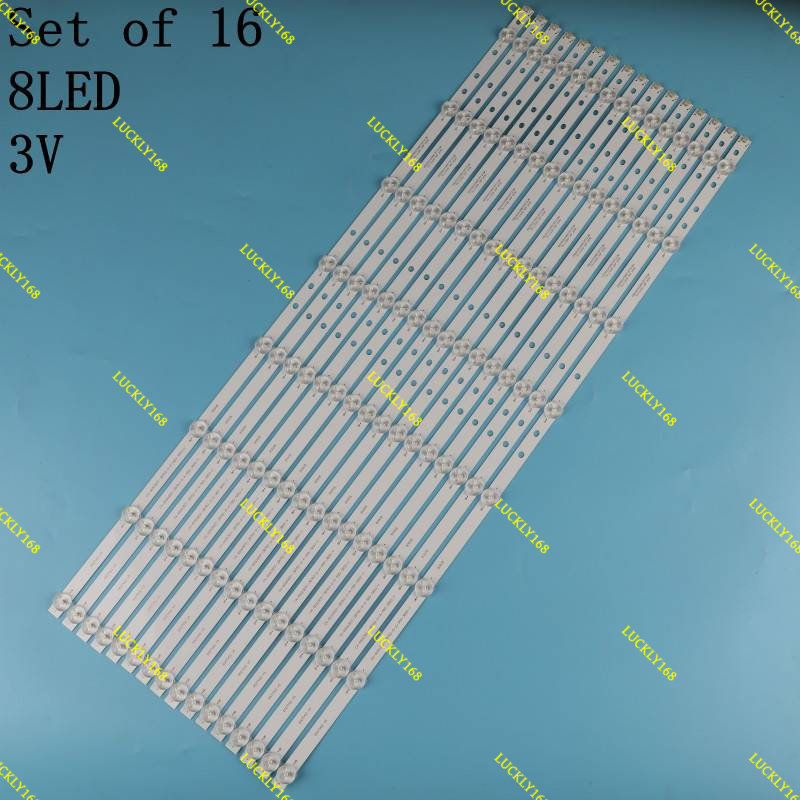 ใหม่ 16 ชิ้น/KitLEDstrips สําหรับ SONY 65 ทีวี KDL-65W850C KDL-65W855C KDL-65W857C KDL-65W805 T650HV