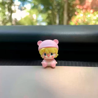 Popmart Popbean Car Desk Cute Small Jewelry Life Decorative (แถมกาวนาโน)
