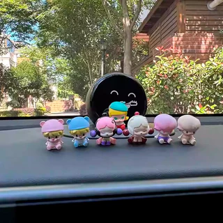 Popmart Popbean Car Desk Cute Small Jewelry Life Decorative (แถมกาวนาโน)