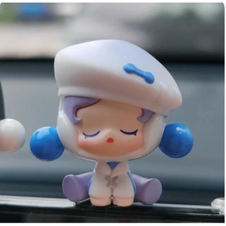 Popmart Popbean Car Desk Cute Small Jewelry Life Decorative (แถมกาวนาโน)