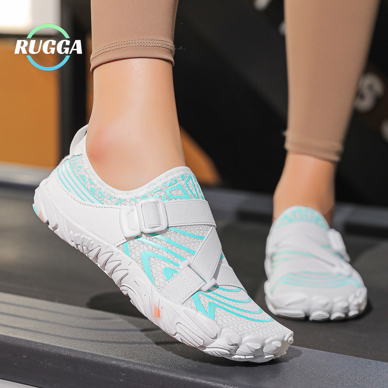 RUGGA Unisex Aqua รองเท้ายางรองเท้าชายหาดกันลื่นสระว่ายน้ํา River Barefoot รองเท้าน้ําสําหรับว่ายน้ํ