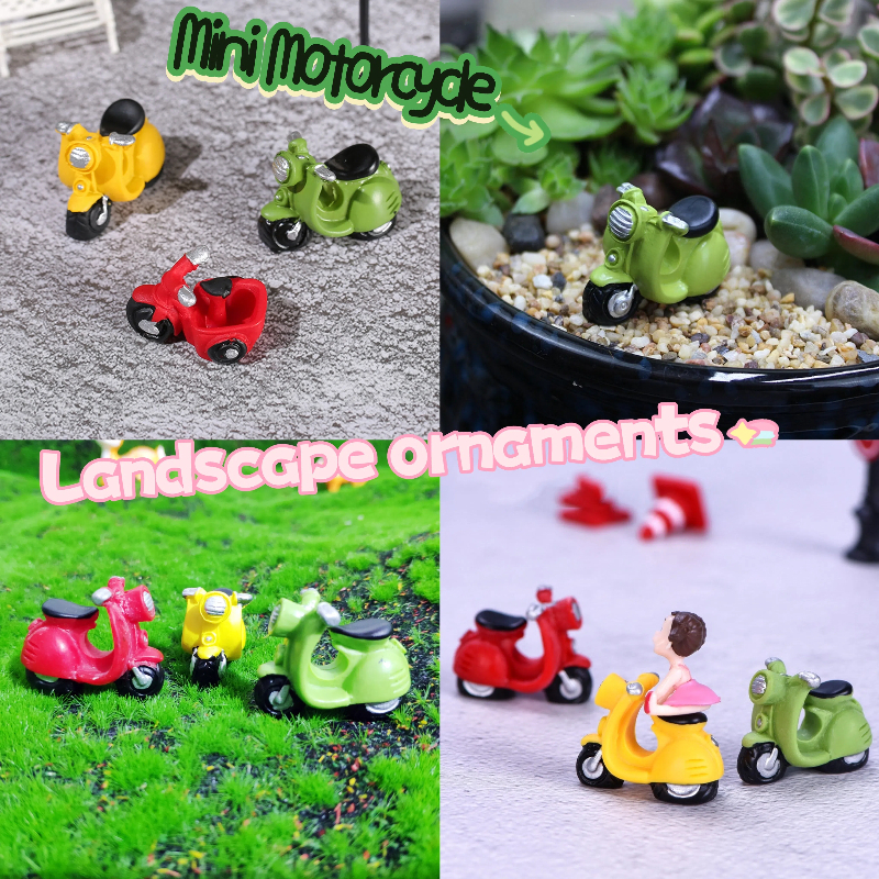 Micro-scenes LocomotivesTree Grease Crafts Street scenes Micro-scenes DIY Piecesของขวัญเด็ก