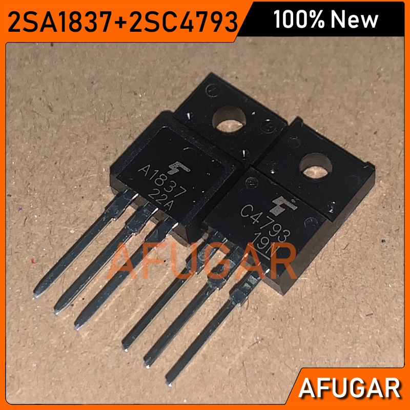 TO-220F 10 คู่ 20 ชิ้น (2SC4793+2SA1837) ( C4793 + 10 ชิ้น A1837 ) เครื่องขยายเสียงหลอด pxb8 (2SC479