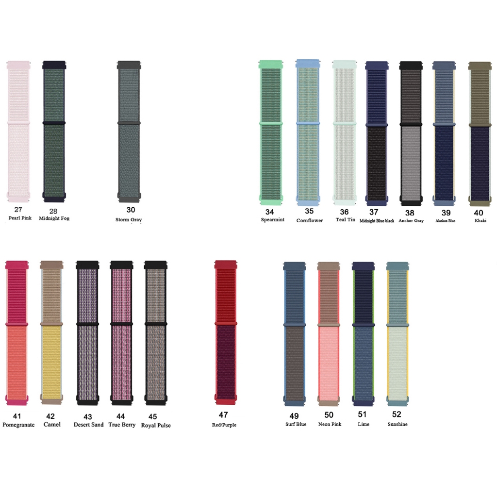 สายนาฬิกาข้อมือไนล่อน สําหรับ Huami Amazfit GTR 42 มม 47 มม GTR2 GTR 2e GTR 3 Pro GTR4 mini Balance Bip5 pro