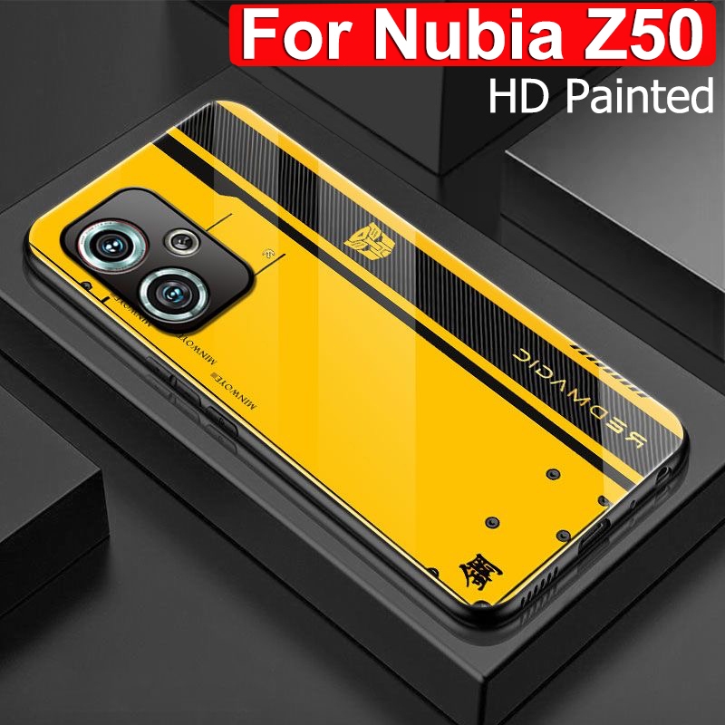 สําหรับ Nubia Z60S Pro 9H สําหรับ Nubia Z60 Ultra Photographic กรณี Hard กระจกนิรภัยโทรศัพท์ปกหลังสํ