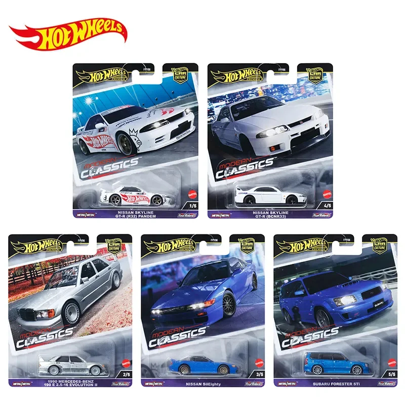 Mattel Hot Wheels 1/64 FPY86E รถวัฒนธรรม Benz E190 Nissan Skyline Gtr pandem รถสะสมของเล่น Diecast ร