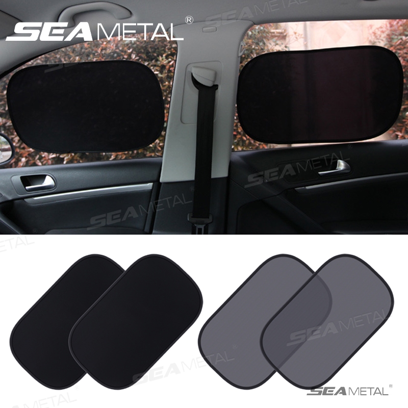 SEAMETAL ม่านบังแดดกัน UV รถยนต์ แผ่นบังแดดในรถยนต์แบบพับเก็บได้