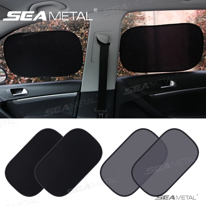 SEAMETAL ม่านบังแดดกัน UV รถยนต์ แผ่นบังแดดในรถยนต์แบบพับเก็บได้