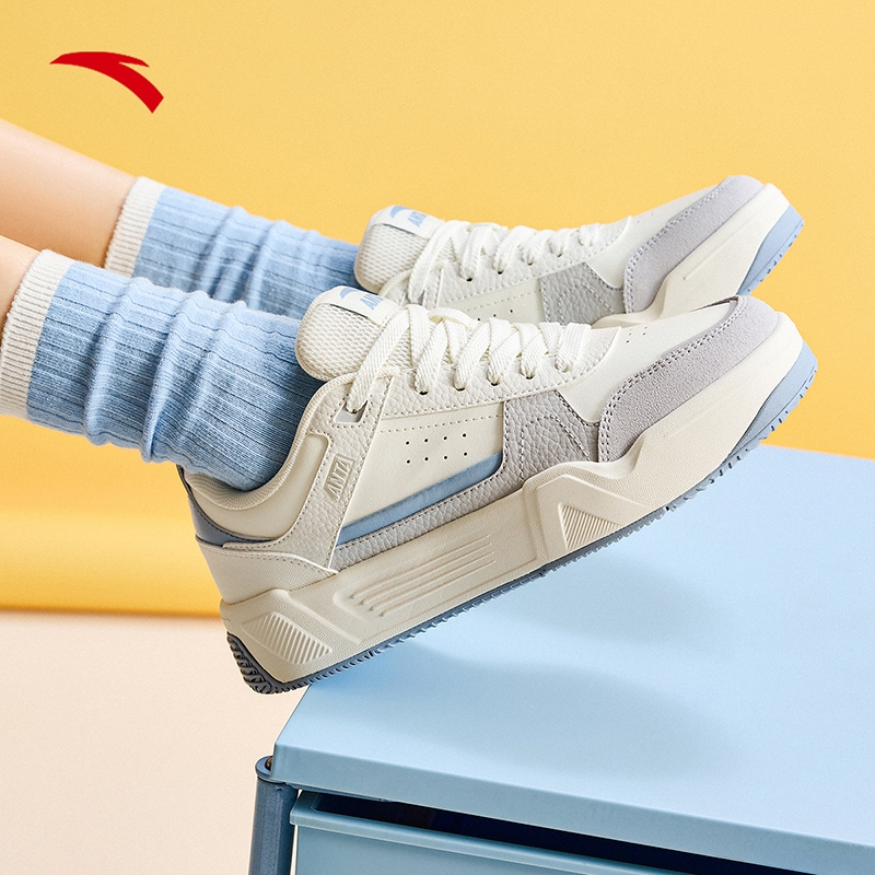 Anta Women C37 รองเท้าผ้าใบ Lifestyle อินเทรนด์ Casual สบาย Culture รองเท้าสเก็ตบอร์ด 922518006