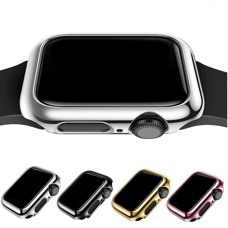 เคส applewatch series 7 กรอบเคสกันชนสําหรับ Compatible For apple watch series 9 8 7 6 5 4 iWatch SE 