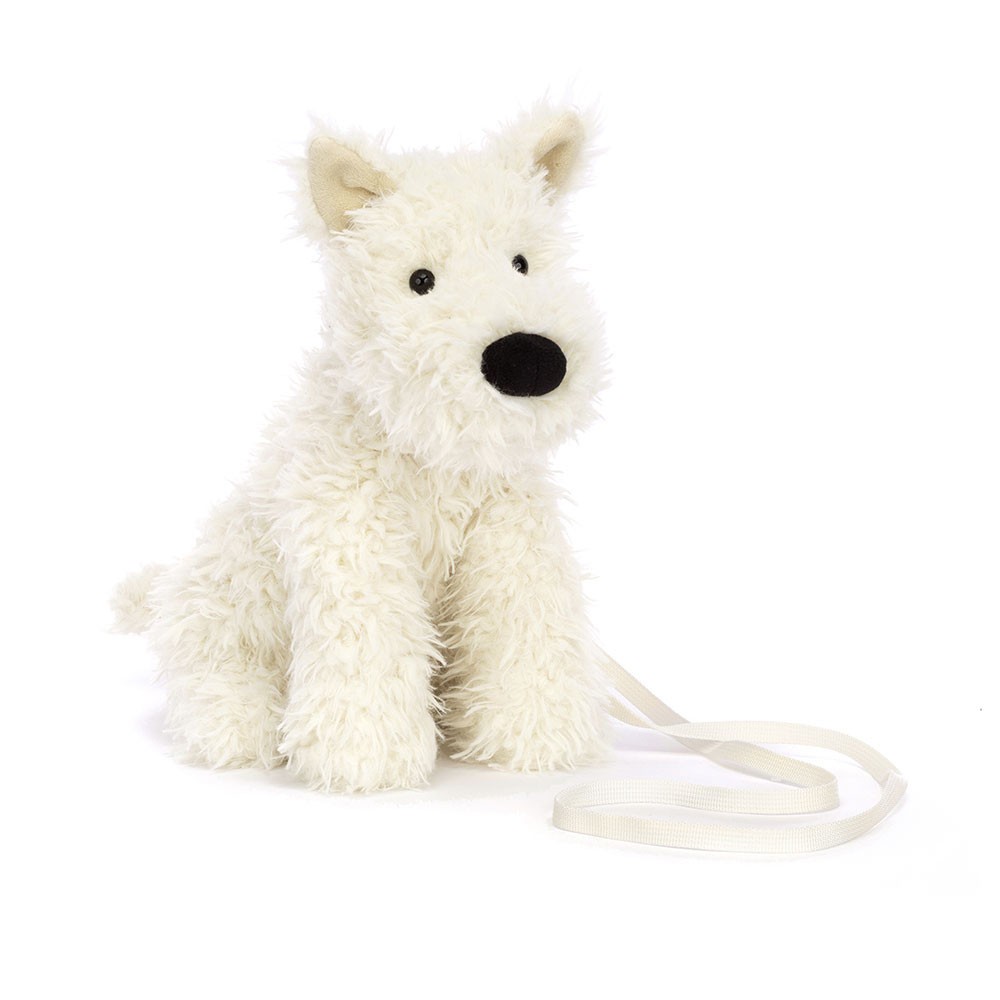 Jellycat Munro Scottie Dog Bag, Bartholomew Bear, Smudge Rabbit
