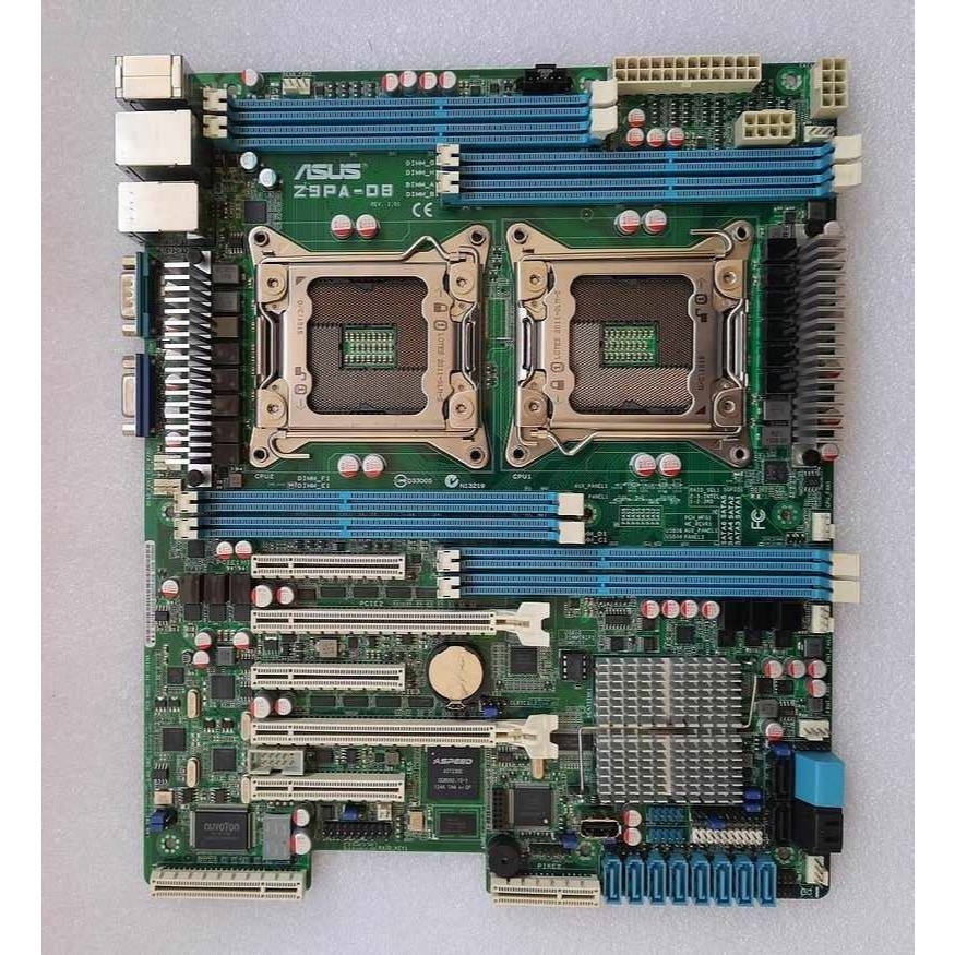 Asus Z9PA-D8 LGA 2011 Dual-Channel Server เมนบอร์ด X79 เมนบอร์ดสนับสนุน E5-2680V2 DDR3 X79 X79M เมนบ
