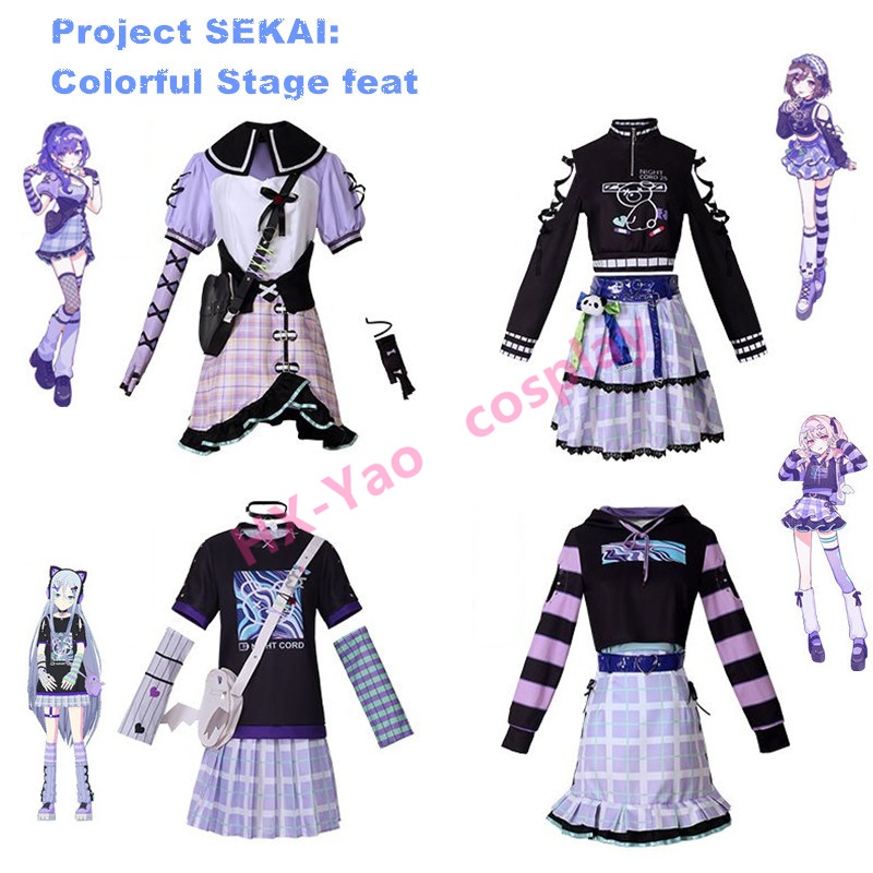 【HX-YAO】Project Sekai Colorful Stage feat Hatsune Miku cosplay AKIYAMA MIZUKI YOISAKI KANADE เครื่อง