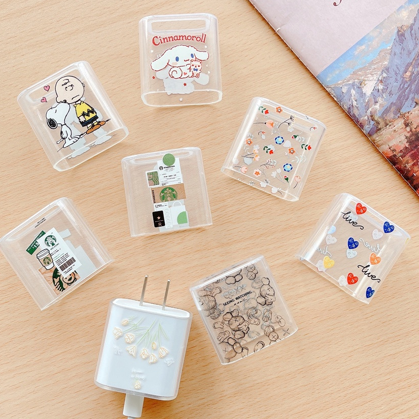 เคสที่ชาร์จ ลายการ์ตูนสุนัข และสนูปปี้ สําหรับ Apple 18W 20W