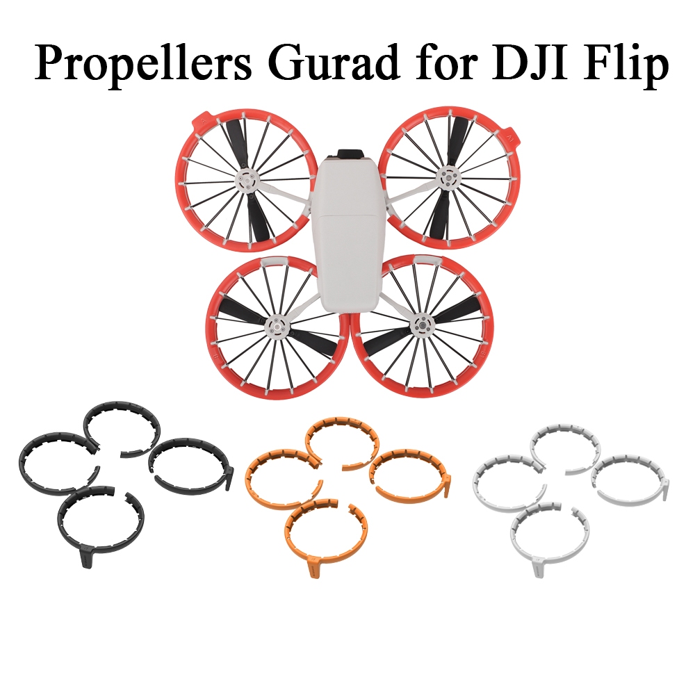 แหวนกันชนป้องกันสําหรับ DJI flip Drone อุปกรณ์เสริมใบพัด Anti-Collision Impact Protectors Prop กันชนกันชน Guards