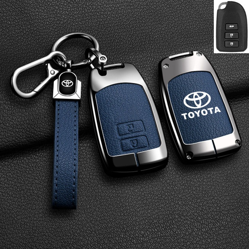 เคสกุญแจรีโมทรถยนต์ แสง สําหรับ Toyota VIOS YARIS 2018 2019 2020 2021/Toyota Vios Yaris nsp151 Yaris Toyota Vios Yaris H55K ของแต่งรถยนต์ พวงกุญแจ