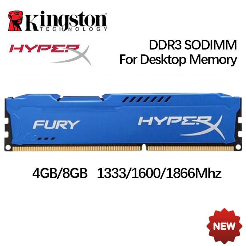 Kingston Hyperx DDR3 DDR3L 4GB 8GB 1333mhz 1600MHz 1866MHz 1.5v UDIMM หน่วยความจํา RAM สําหรับเดสก์ท็อป