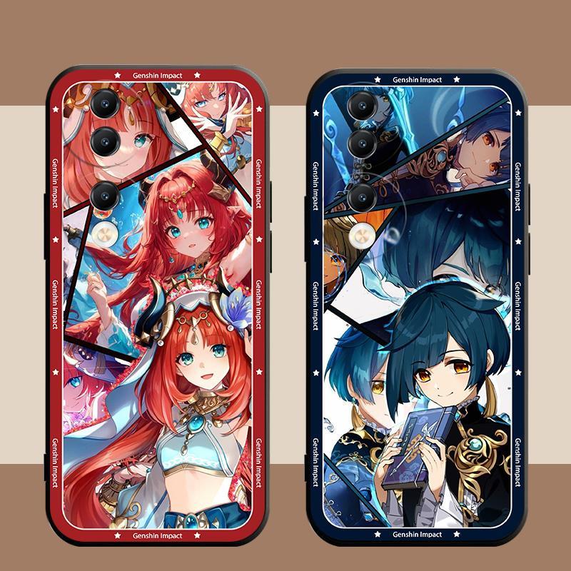 เคสสําหรับ honor 50 70 90 200 X9C PRO LITE SMART Genshin Impact TPU Matte Case Soft Cover