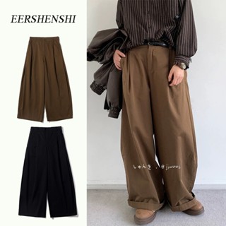 Eershenshi สไตล์ญี่ปุ่น ย้อนยุค สีทึบ ชุดเอี๊ยม ผู้ชายนิว ซิ…