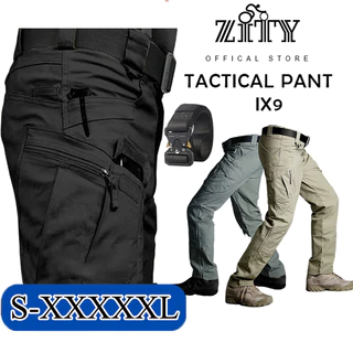 ZITY IX7 กางเกงยุทธวิธีผู้ชาย กางเกงยุทธวิธี Tactical ผ้านิ่มยืดหยุ่น รุ่น กางเกงยุทธวิธีผู้ชาย แห้งไว กันน้ำ ปีนเขากลางแจ้ง