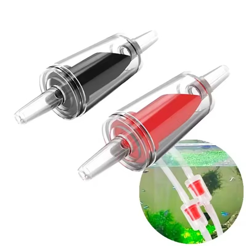 Fish Aquarium ปั๊มลมวาล์วตรวจสอบถังปลา One Way Non-Return Valve