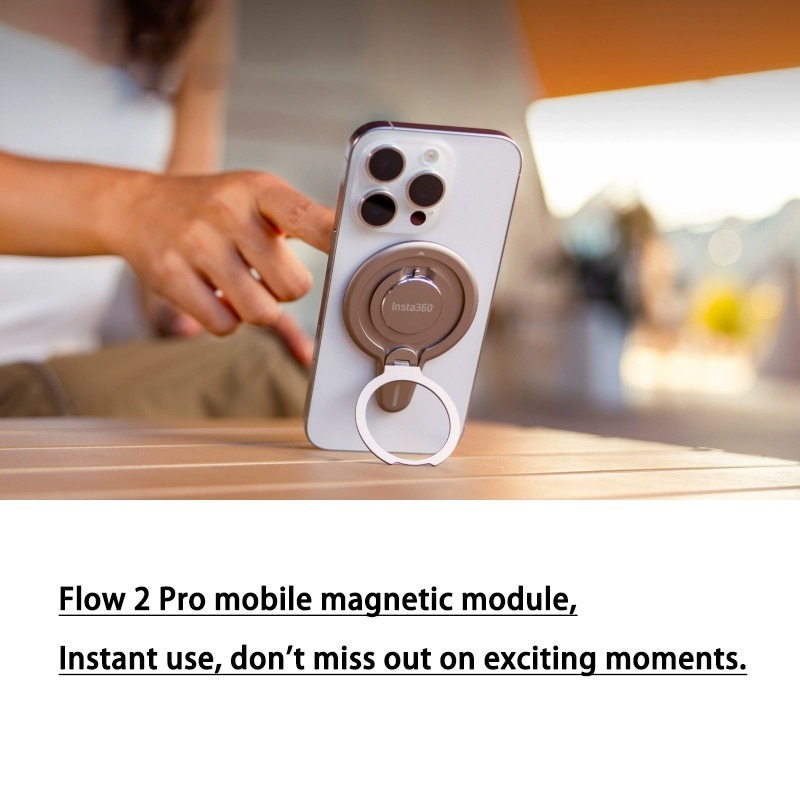 【ร้านไทย】Original Insta360 Flow 2 Pro Magnetic Phone Mount Snap MagSafe Magnetic Clamp Accessories