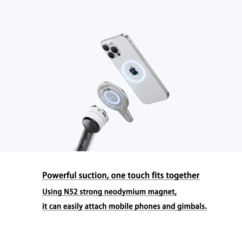 【ร้านไทย】Original Insta360 Flow 2 Pro Magnetic Phone Mount Snap MagSafe Magnetic Clamp Accessories