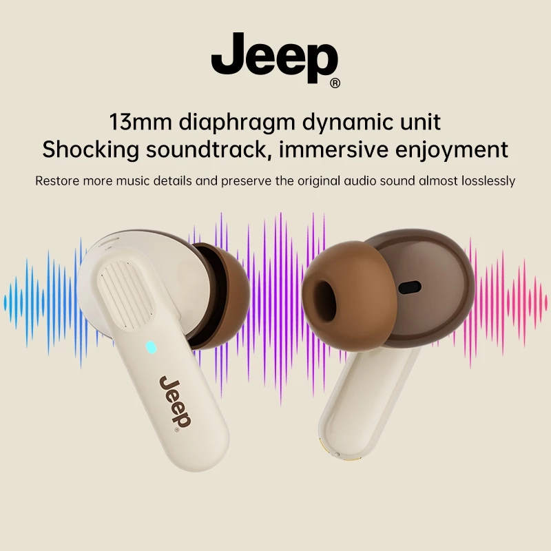 Jeep EW133 หูฟัง Bluetooth 5.4 HD Calls ตัดเสียงรบกวน thumbnail 6