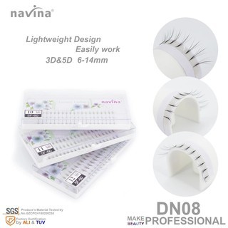Navina 2020 ใหม่ขนตาปลอม 5D Lash 5D mink ขนตาแบนขนตาปลอมส่วนขยาย Make up EyeLash maquiagem