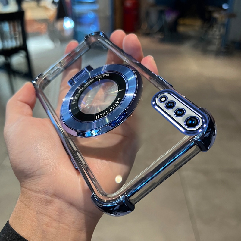 FOR เคส Case สำหรับ VIVO S1 Pro VIVO S1 โทรศัพท์ปลอก softcase ซิลิโคนกันกระแทกปกการออกแบบใหม่ความงามที่ชัดเจนกับผู้ถือ sjxwxzj01 - รูปที่ 4