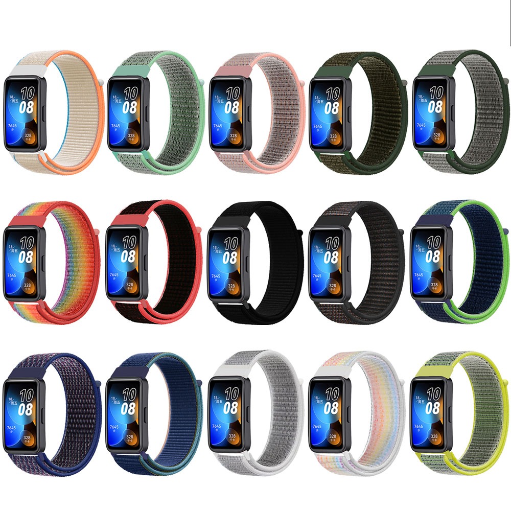 สายรัดไนลอนนุ่มสายนาฬิกาข้อมือระบายอากาศสร้อยข้อมืออุปกรณ์เสริมสําหรับ Huawei Band 10 9 8 7 - รูปที่ 4