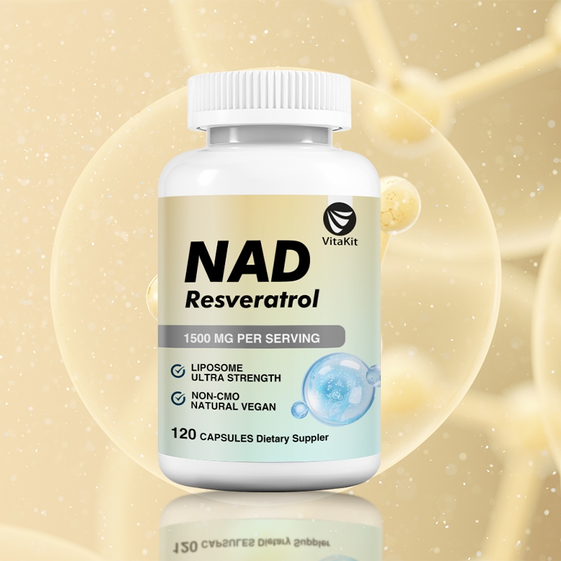 Nad 1500mg - Liposomes ประกอบด้วย Resveratrol NAD+, NAD Plus Enhancement - รองรับสุขภาพเซลล์