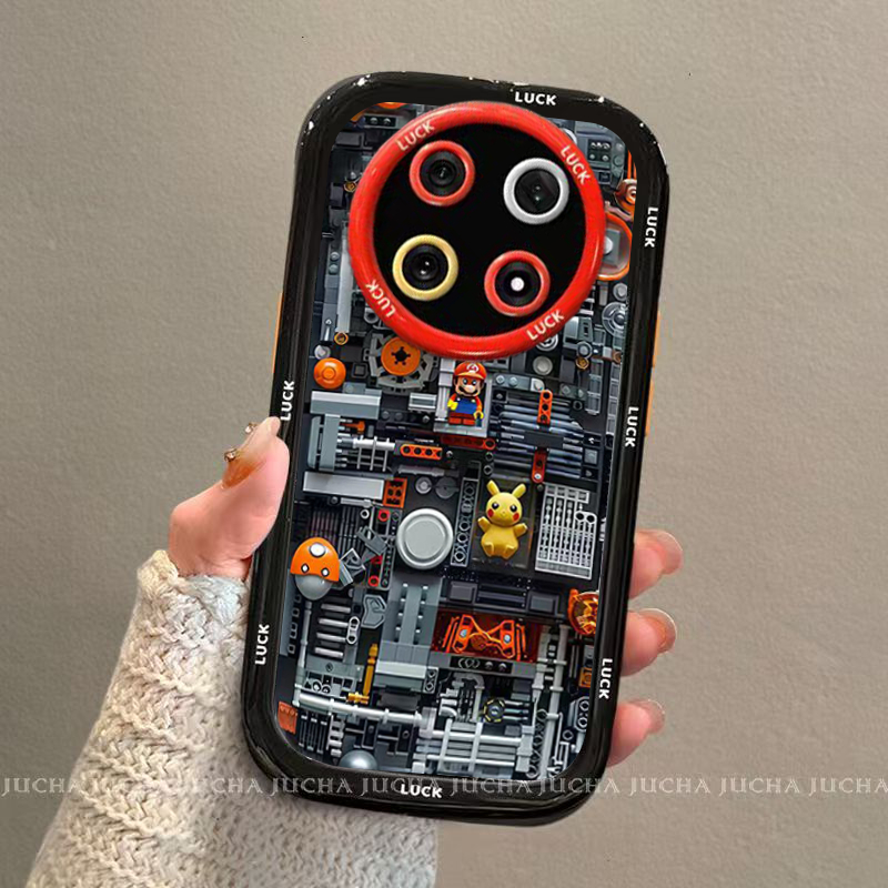 สําหรับ Honor X9D X9C กรณี Honor 200 Pro Building Blocks Mario เคสโทรศัพท์ใหม่ Drop-proof อินเทอร์เน็ตคนดังรวมทุกอย่างป้องกันกรณีหรูหรา ราคา ถูกที่สุด ดีลบีเคเค แกลเลอรีภาพที่ 8