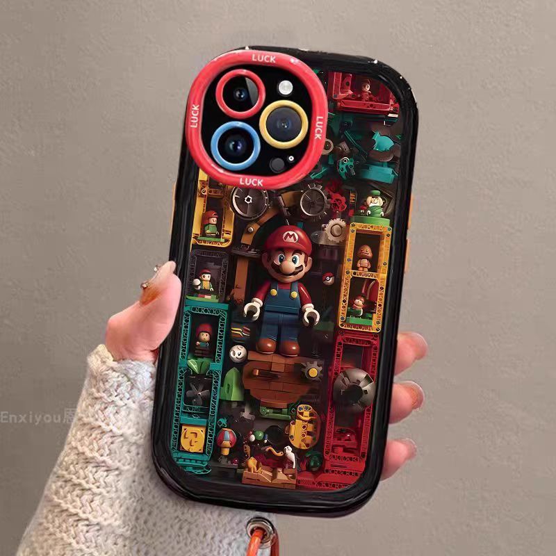 สําหรับ Honor X9D X9C กรณี Honor 200 Pro Building Blocks Mario เคสโทรศัพท์ใหม่ Drop-proof อินเทอร์เน็ตคนดังรวมทุกอย่างป้องกันกรณีหรูหรา ราคา ถูกที่สุด ดีลบีเคเค แกลเลอรีภาพที่ 9