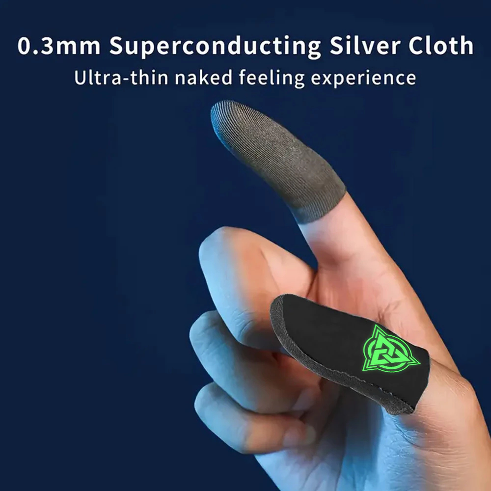 Hy Finger Sleeve Gaming สําหรับเกมมือถือ PUBG ถุงมือนิ้วบางเฉียบและทนทานสําหรับเล่นเกม