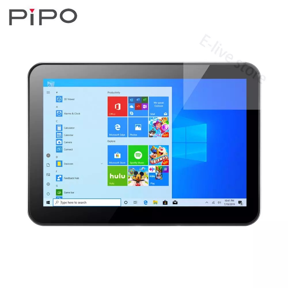 Pipo X2s แท็บเล็ตพีซี 8 นิ้ว Intel Celeron N4020 4GB Ram 64GB Rom 1280*800 หน้าจอ IPS Win 10 WiFi