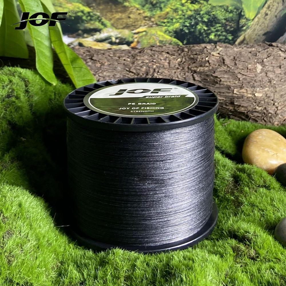 Jof Strong 300M 500M 1000M 4 Strand สาน PE สายถัก Multifilament ตกปลาแม่น้ํา 8LB 10LB 20LB 30LB 35LB