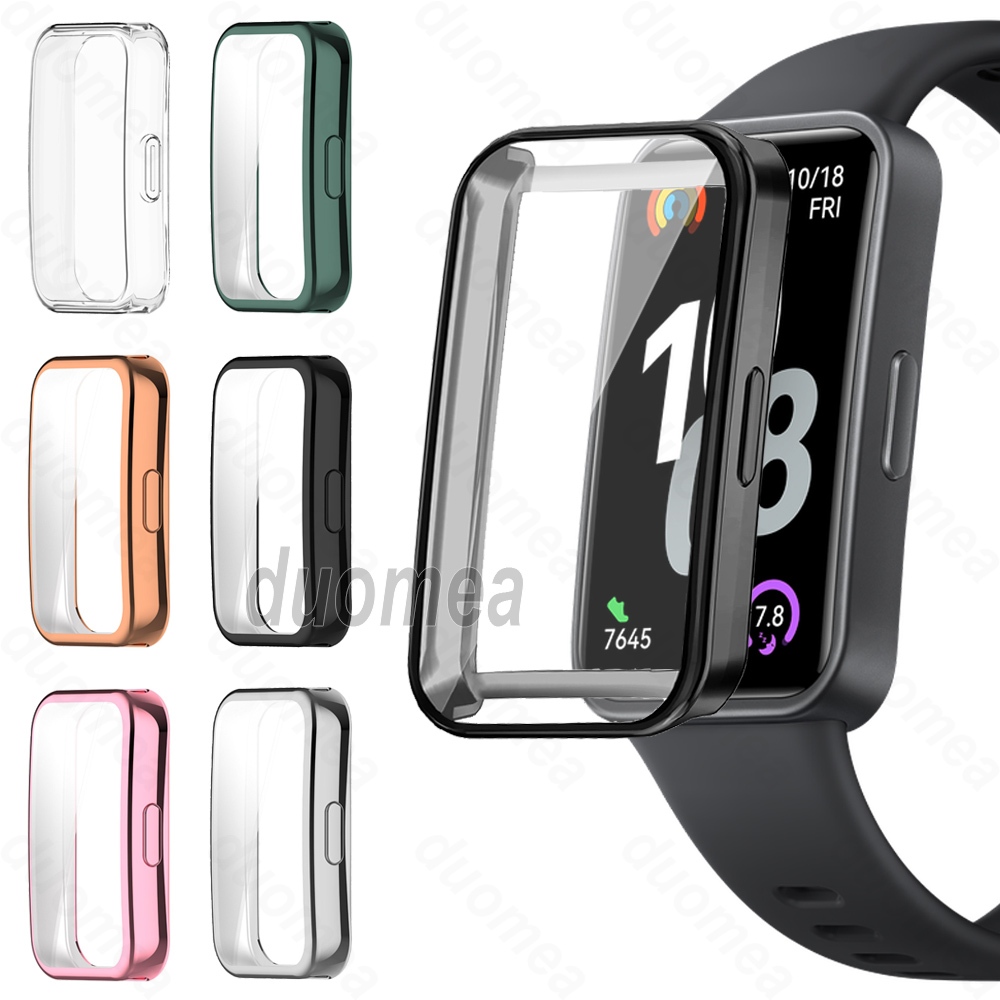 ป้องกันหน้าจอเคส ทีพียู คลุมทั้งหมดอุปกรณ์เสริมสําหรับ Huawei Band 11 Pro 10 9 8 7 6 / Honor Band 7 6