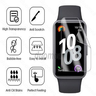 ป้องกันหน้าจอฟิล์มใสคลุมทั้งหมดอุปกรณ์เสริมสําหรับ Huawei Band 11 Pro 10 9 8 7 6 / Honor Band 9 7 6