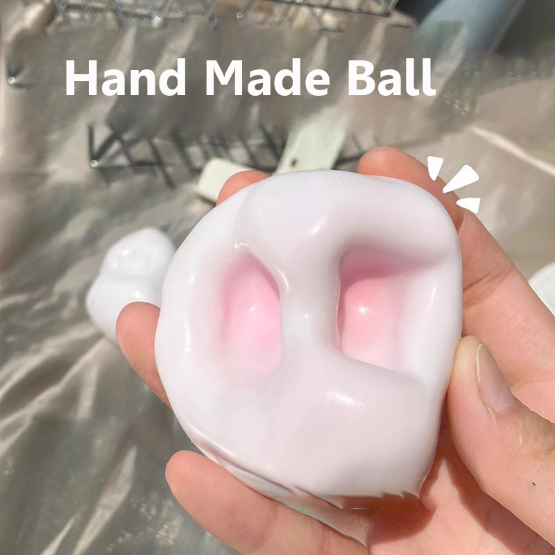 Squishy ของเล่นบีบ, Hand Made Ball Shapeable Pinch ของเล่น, Sensory Creative สมจริง Reliever ของเล่นเด็ก