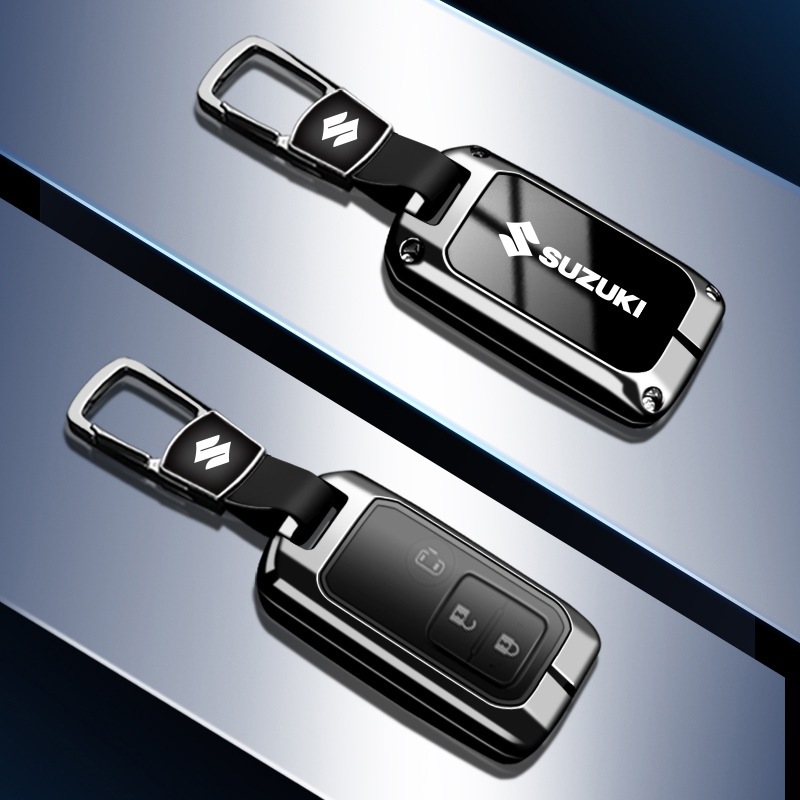 เคสกุญแจรีโมทรถยนต์ โลหะผสมสังกะสี สําหรับ Suzuki XL7 Ertiga Swift Jimny - รูปที่ 3
