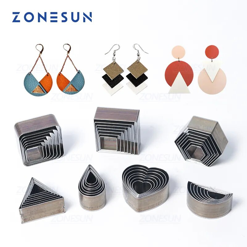Zonesun ใบมีดเหล็ก 20 25 30 50 มม. สําหรับตัดหนัง งานฝีมือ DIY